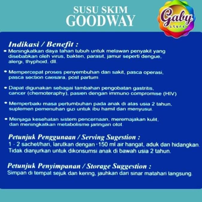 

Sale Susu Skim Goodway Original Ready