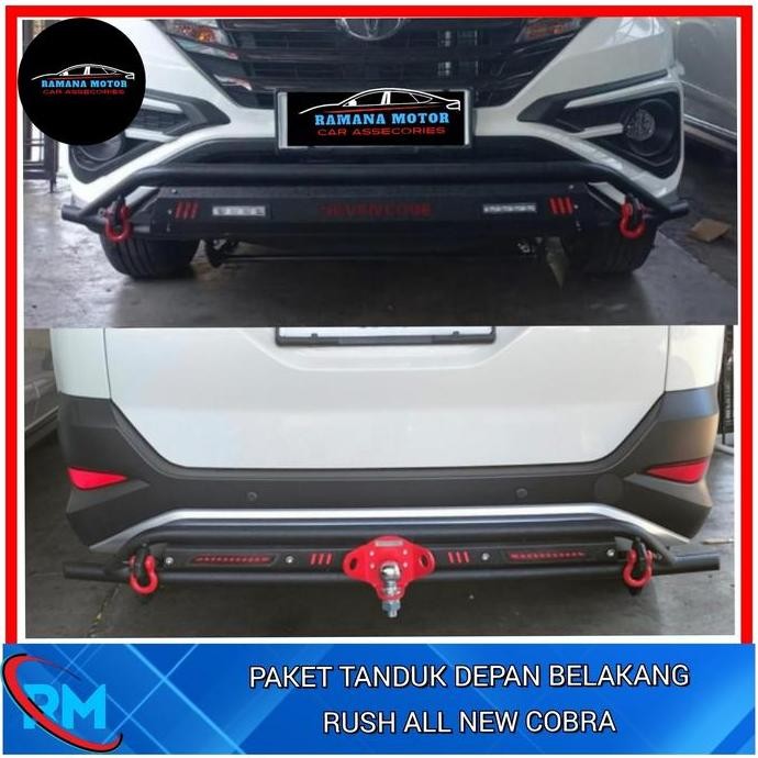Promo Paket Tanduk Depan dan Tanduk Belakang Rush Terios model Cobra COD