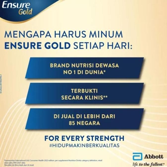 

Grosir Ensure Gold Hmb Coklat 800Gr Susu Dewasa Rendah Laktosa