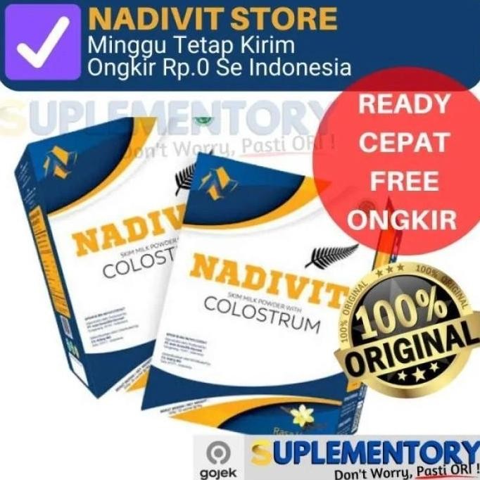 

Promo Susu Nadivit Colostrum Saraf Kejepit Original Nadi Fit Kolostrum