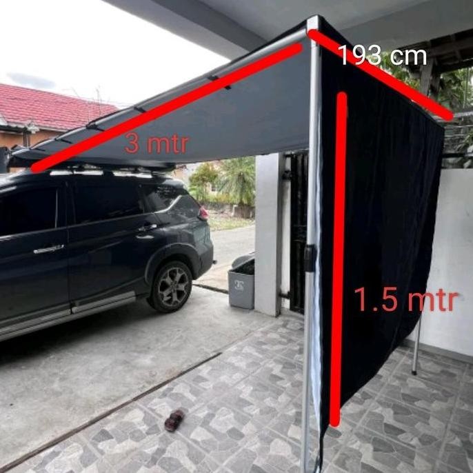 Side Awning /Awning Mobil Murah Camping