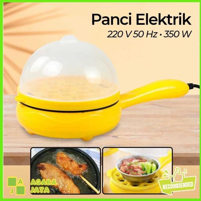 Teflon/Wajan/Panci Listrik Serbaguna Pancake Egg Boiler Frying Pan