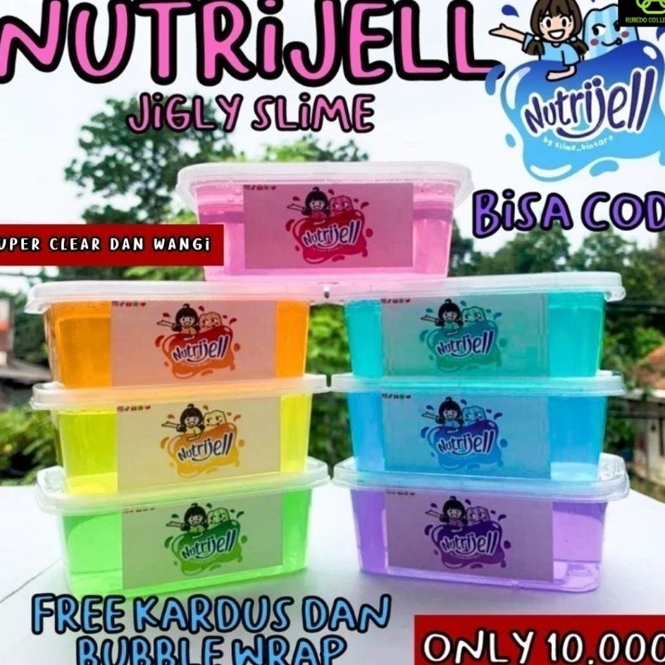 Nutriijell Jly Slime By Slimebintaro Slime Slime Clear Slime Slime Bagus