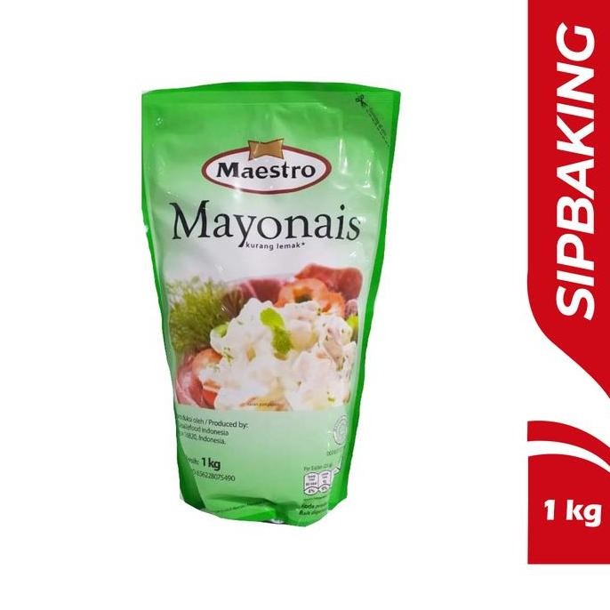 

Tersedia Maestro Mayonaise Mayonais Mayones 1 kg
