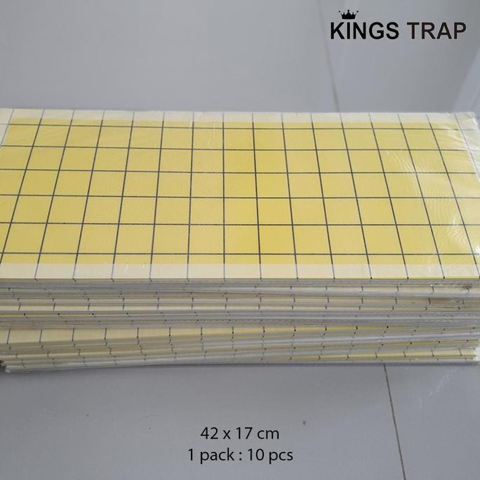 

TERMURAH - Gluepad / Lem Lalat / Glue board 42 x 17 cm ( 10 lembar)