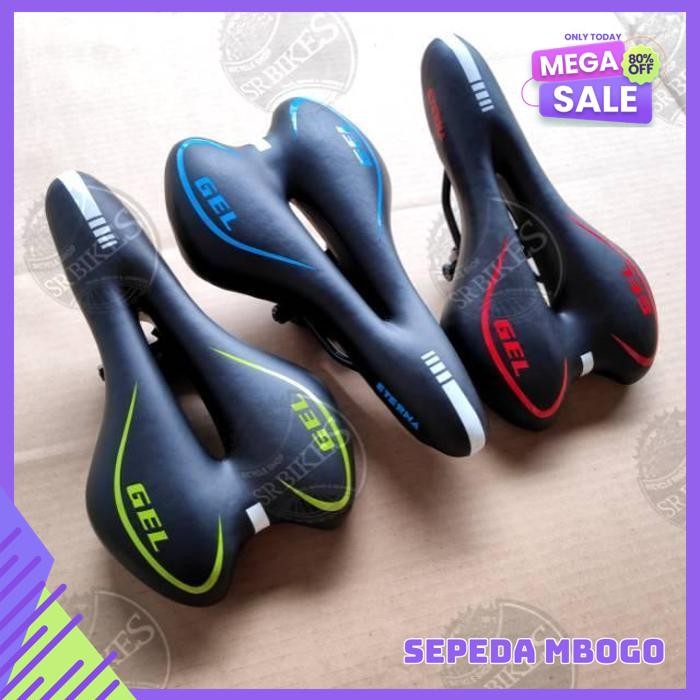SADEL SEPEDA GEL. SUPER EMPUK NYAMAN. ETERNA EN-S1991-G KUALITAS PRODUK TERBAIK