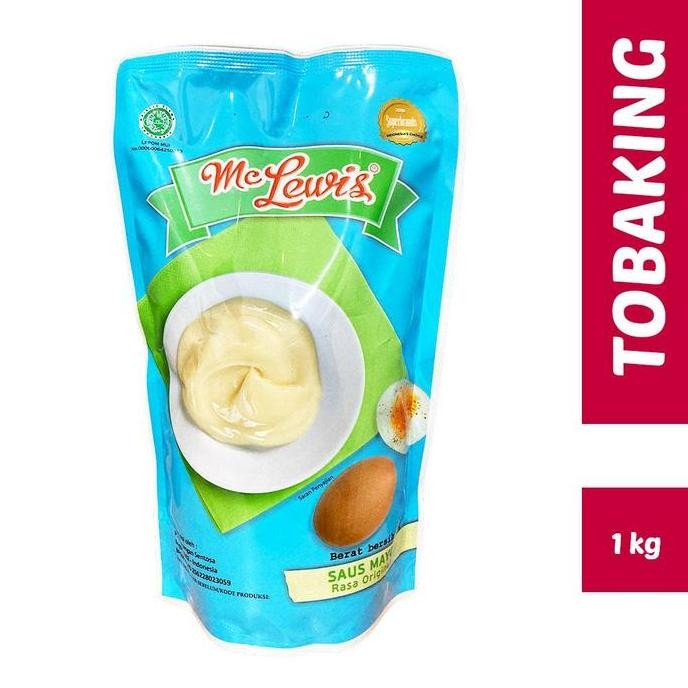 

Tersedia Mc Lewis Mayonaise Original 1kg - Saus Mayo Salad Sandwich