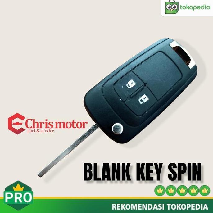 Kunci Remot Blank Key Chevrolet Spin Oem Not Genuine