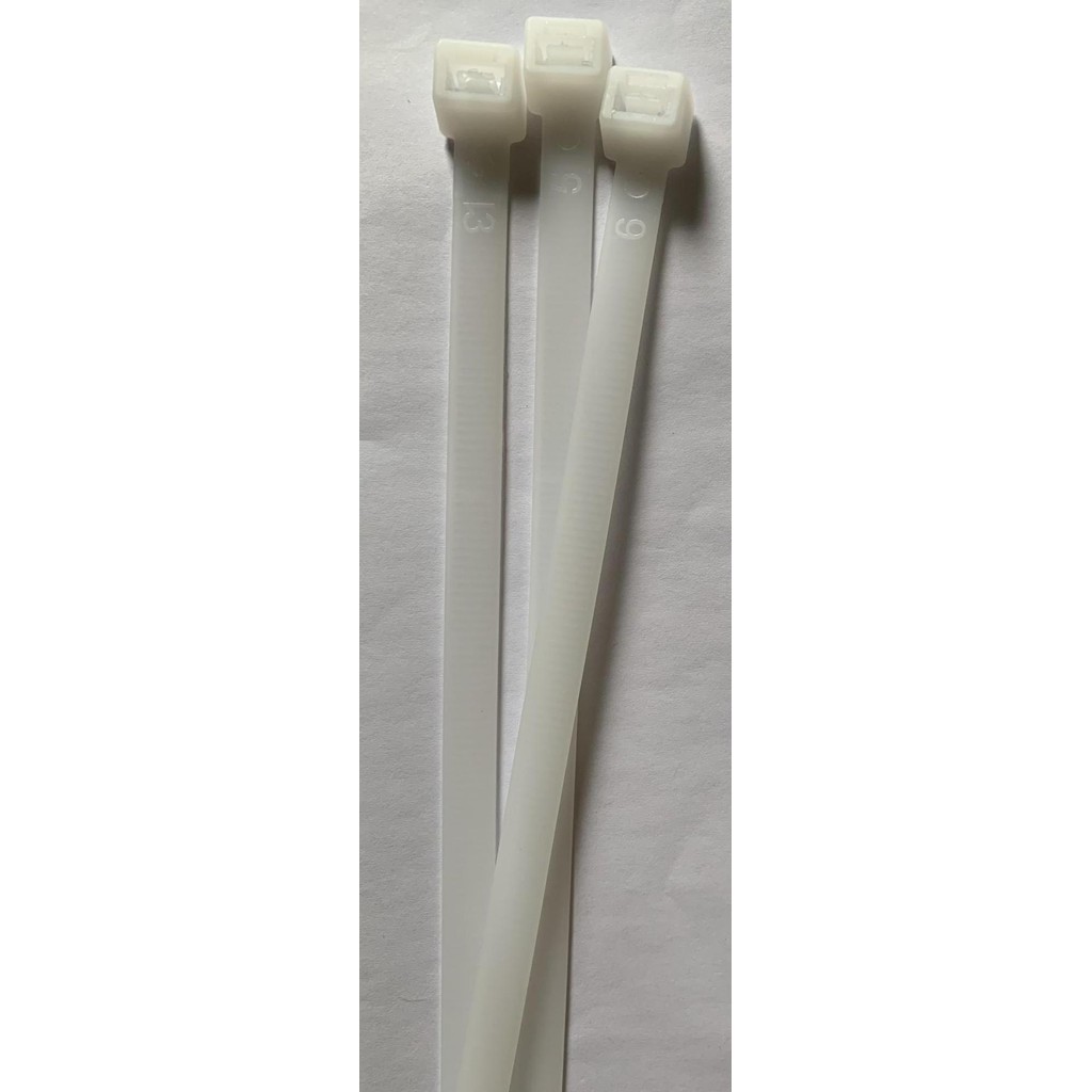 

Diskon! Cable Ties 55cm 550 x 8.8mm Natural Nylon Tali Kabel Isi 50pcs
