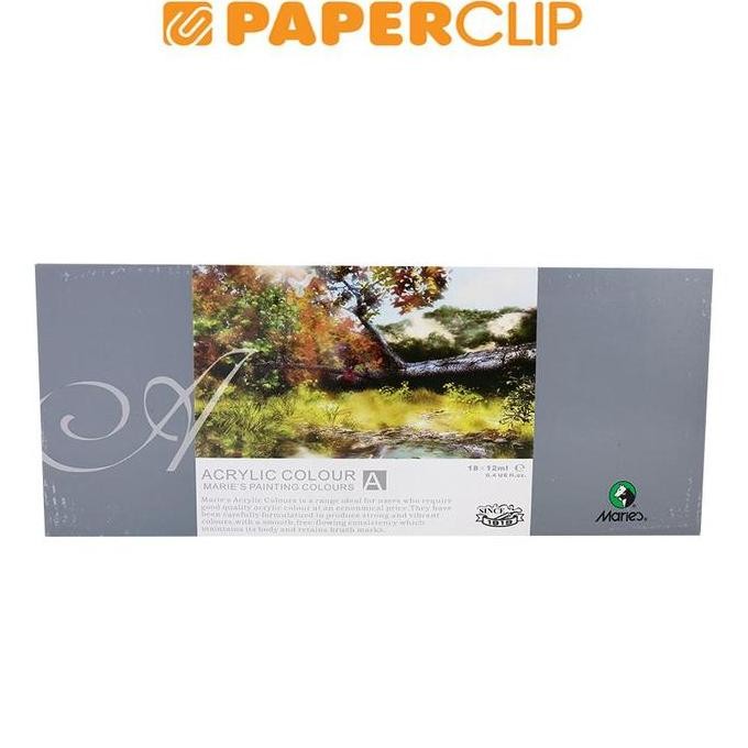 

TERBARU - CAT ACRYLIC MARIES 818 12ML SET 18C