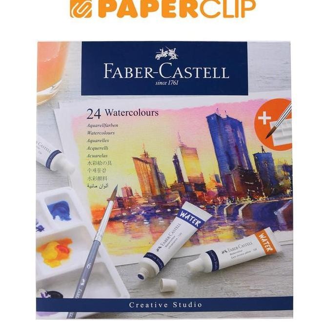 

NEW WATERCOLOR FABER CASTELL CREATIVE STUDIO 169624 24C