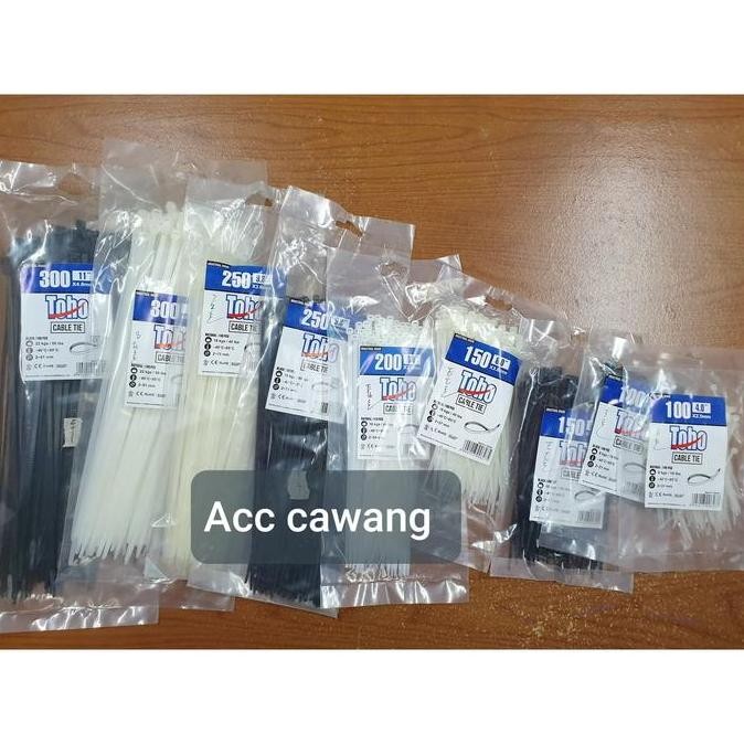 

Diskon! Kabel Ties TOHO 150mm x 3.6mm - Cable Tie 15cm Industrial Grade