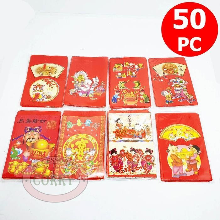 

LFM Angpao Imlek Murah Isi 50 Merah 10 Cm Amplop Lokal Indonesia