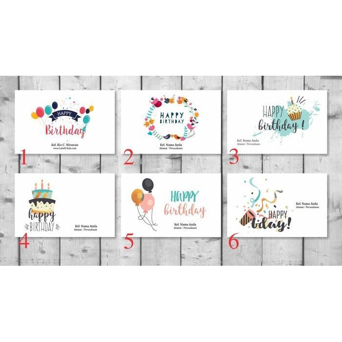 

LFM Amplop Angpao Ulang Tahun Birthday Custom Nama