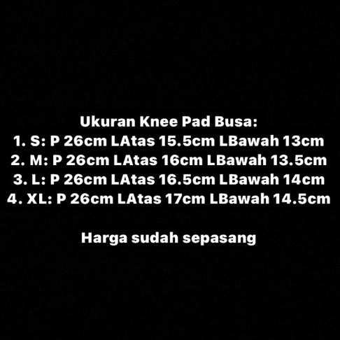 Ex45 Paling Laris WANNAFIT Knee Pad Busa || wannafit sepasang alat pelindung lutut kiper futsal sepa