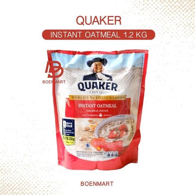 

(Allthebest) Quaker oatmeal instant 1200 g