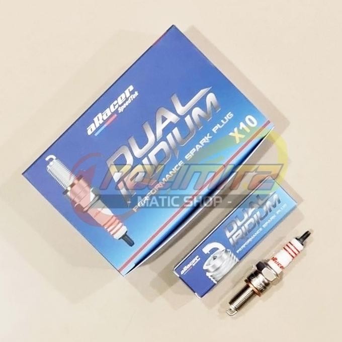 Busi aRacer Dual Iridium NMAX Aerox 155 Lexi ADV PCX Vario Beat MX King R15 R25 XSR Vixion CBR150R C