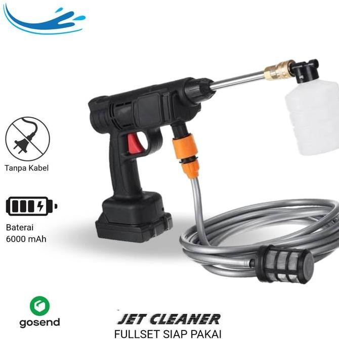 JET CLEANER CORDLESS CUCI MOBIL MOTOR HIGH PRESSURE ALAT CUCI STEAM ORIGINAL DAN TERPERCAYA