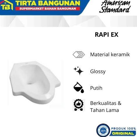 American Standard Rapi Ex Closet / Kloset / Toilet / Wc Jongkok White