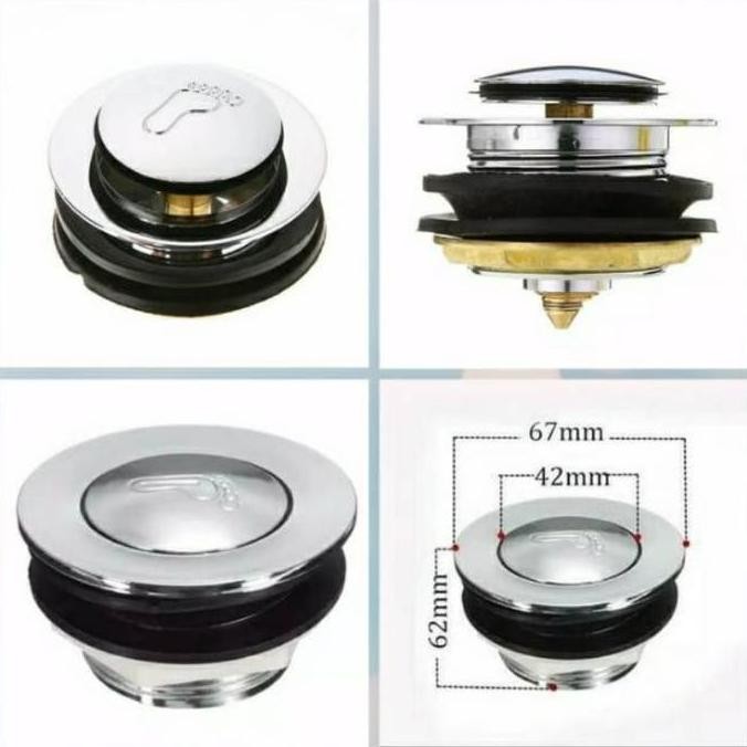 Afur Bathtub Pembuangan Air Keran Injak Bath Tub / Afur Bathub