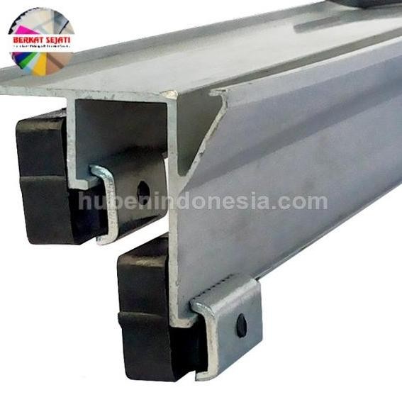 Huben Yiming - Rel (2 Meter) Lemari Sliding Gantung Baju Pakaian