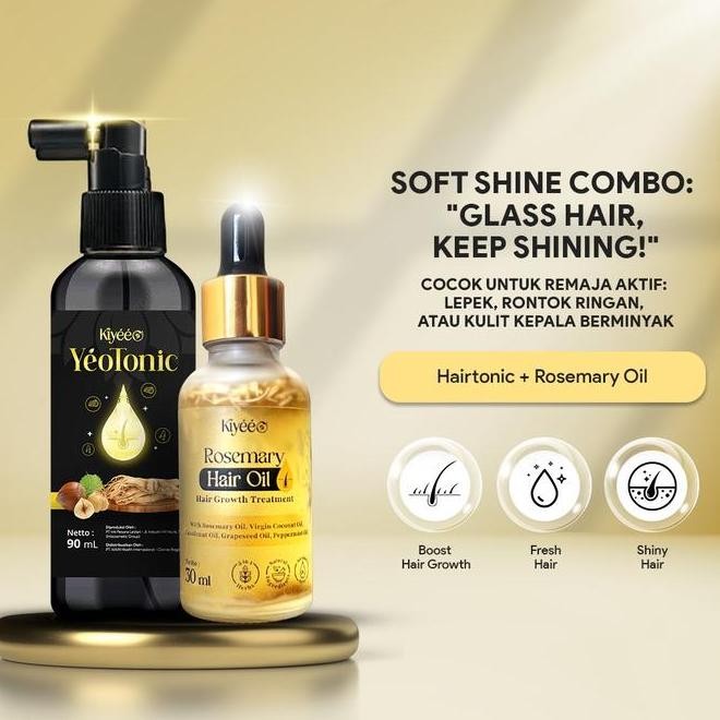 Promo Kiyeeo Rosemary Oil - Kiyeeo Haircare Perawatan Rambut Rontok - Hairtonic Extract Ginseng Read