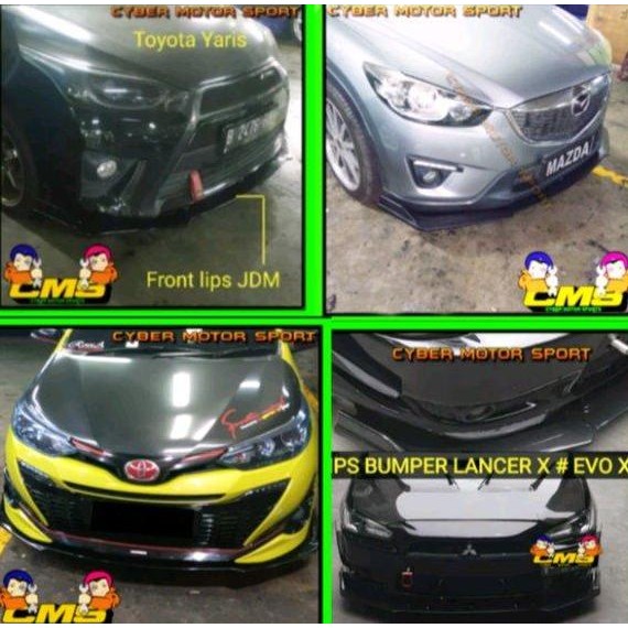 LIPS BUMPER FERIO GENIO ESTILO. SPLITTER BUMPER DEPAN UNIVERSAL. Best Original