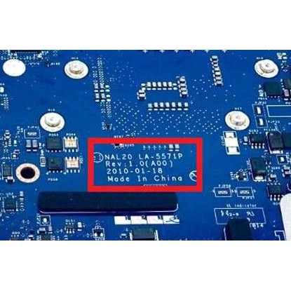 Ic Bios Dell Latitude E6510 Nal20 La-5571P Rev 1.0(A00) Co