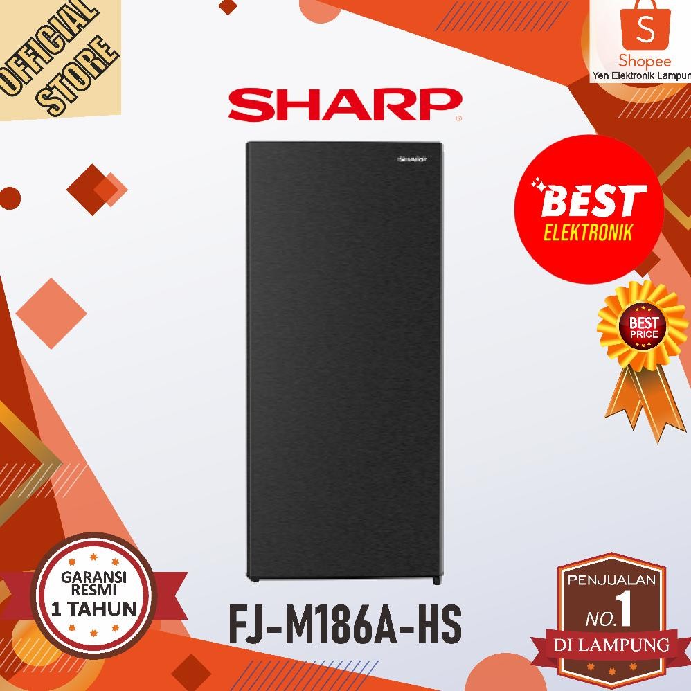 Promooo Freezer SHARP FJ M186A HS Standing Freezer 6 Rak ASI Es Batu Daging