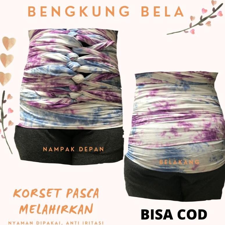 Terlaris Bengkung Ibu Postnatal Pasca Melahirkan Size 20M Jumbo Tiedye Handmade Bidan Kita