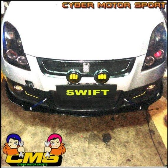 Lips bumper depan swift . bodykit swift. front lips bumper swift. Best Original