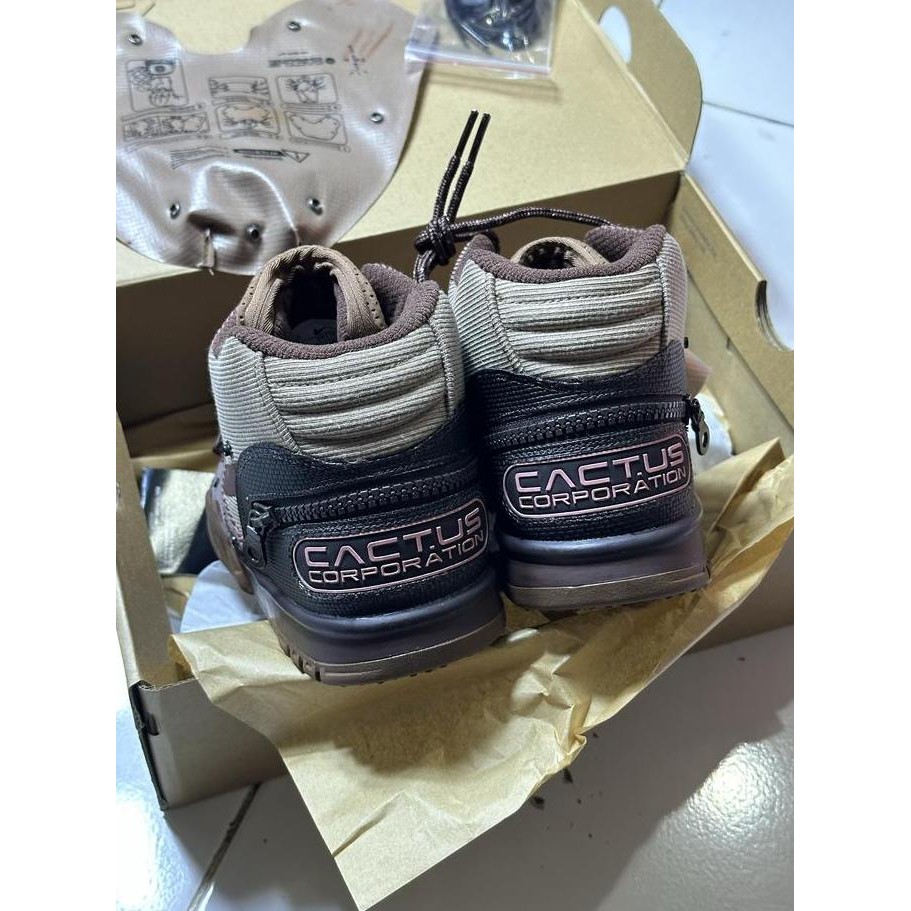 Promo Air Trainer 1 Travis Scott Wheat Original 100%