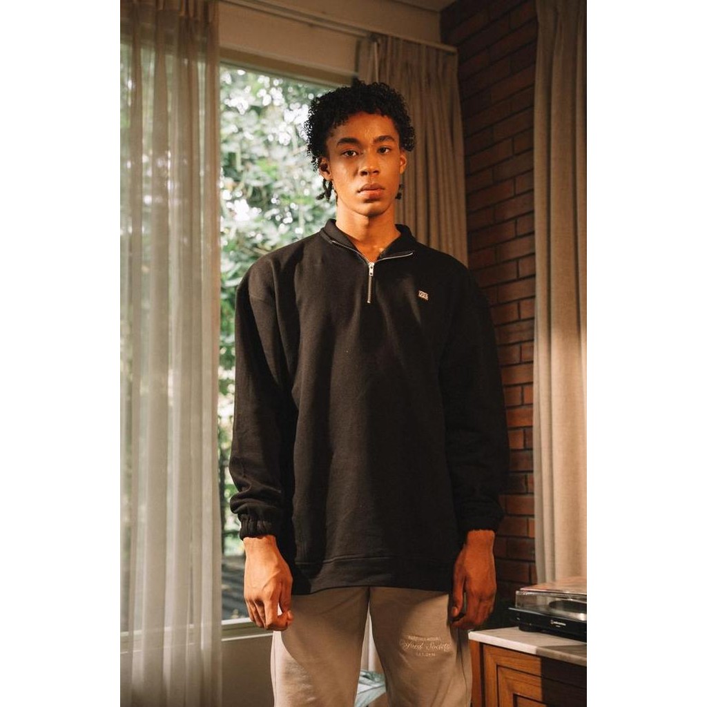 Promo Oxford Society Headley Halfzip Jaket Pria