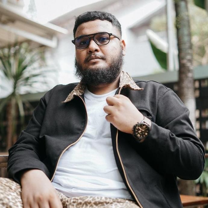 Sale Work Jaket Pria Jumbo Fatgoods Cotton Twill Black Leopard