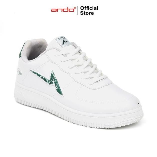 Grosir Ando Official Sepatu Sneakers Curtiz Duo Pria Dewasa - Putih/Hijau