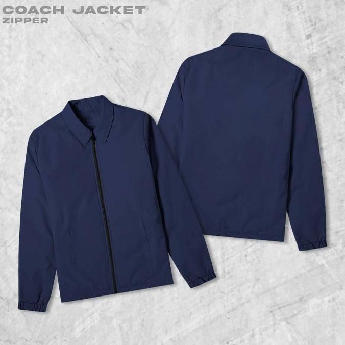 Grosir Fortklass Store Zipper Dito Jaket Coach Polos Pria Jaket Parasut Unisex Baju Kancing Keren Pa
