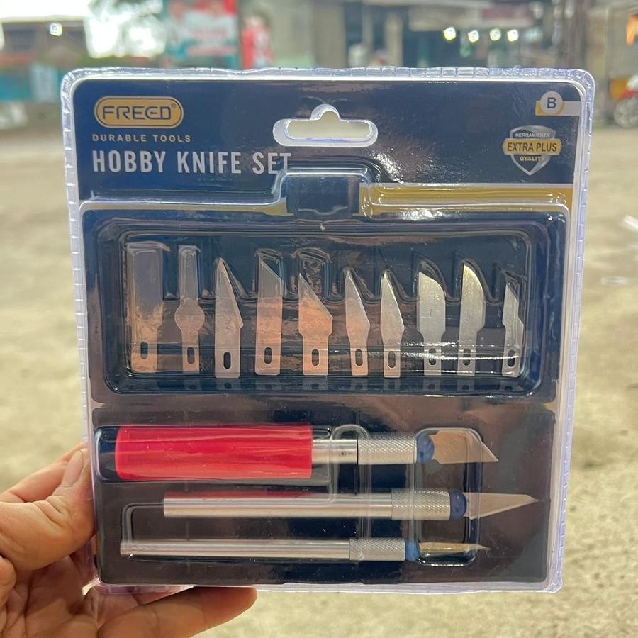 

Cutter Akrilik Acrylic K701 Bonus 3 Mata Pvc Kertas Kerajinan