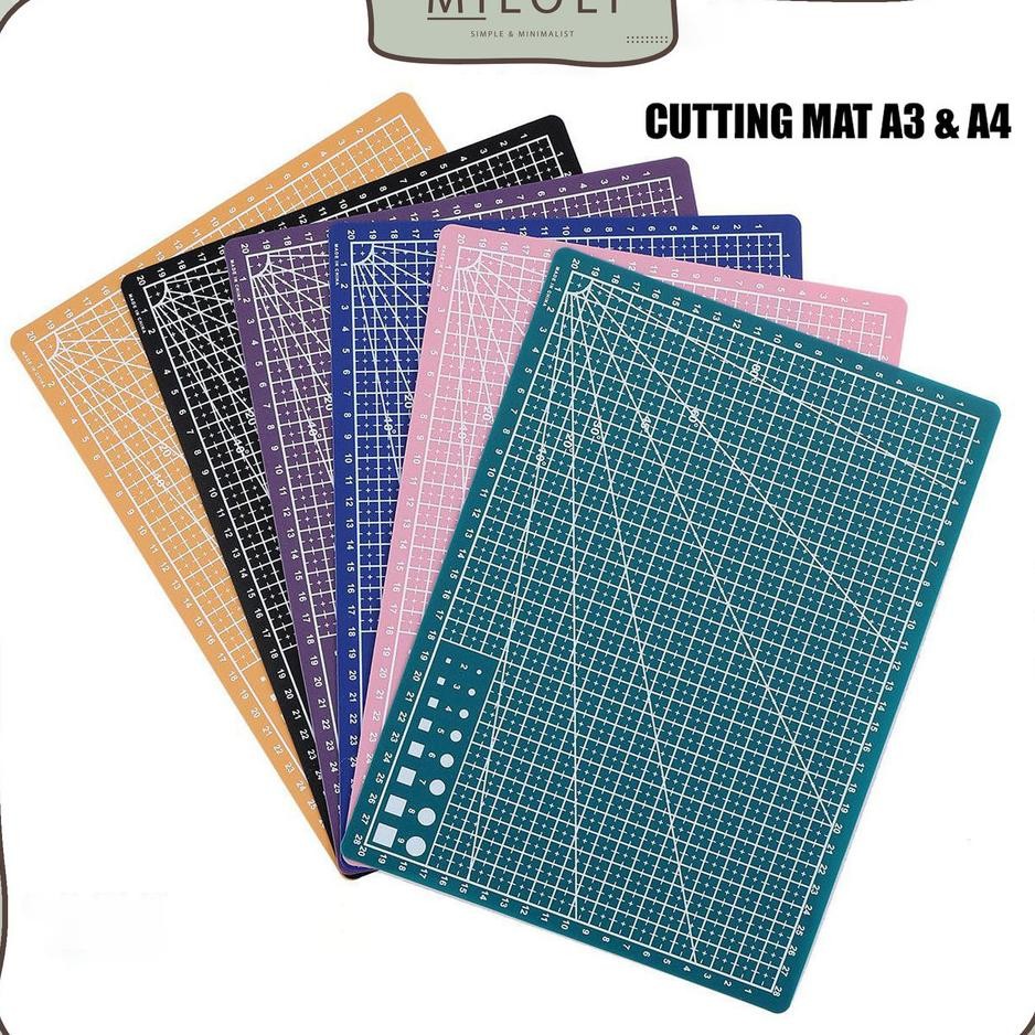 

Miloli Durable A3A4 Multifungsi Cutting Mat Diy Art R Papan Kertas Alas Potong Kertas Hvs Bahan Pvc Serbaguna F0345
