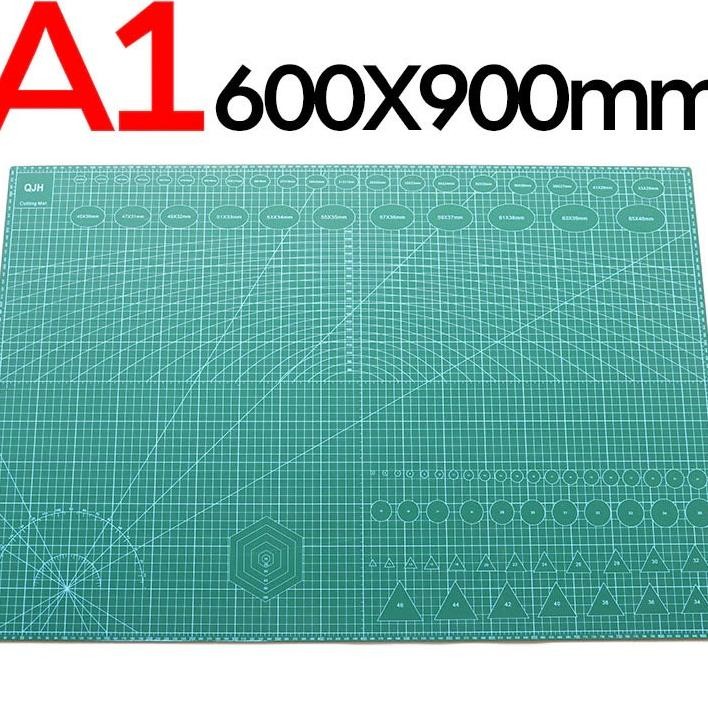 

Cutting Mat Pad A1 90 X 60Cm Alas Potong Kertas Tatakan Cutter 90X60 Cm Ukuran Jumbo Xl Besar Hijau
