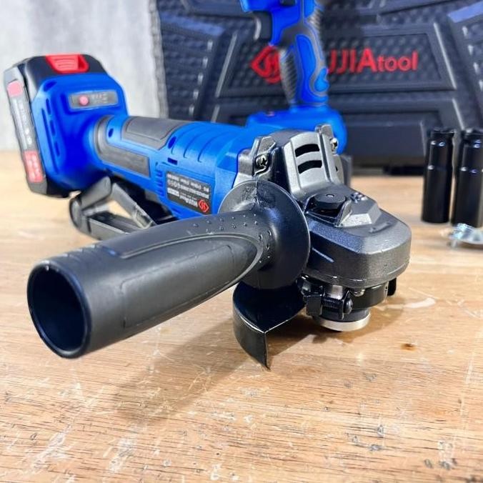 (Allthebest) impact wrench Hujia paket hemat 2221 + 2521 gerinda cordless