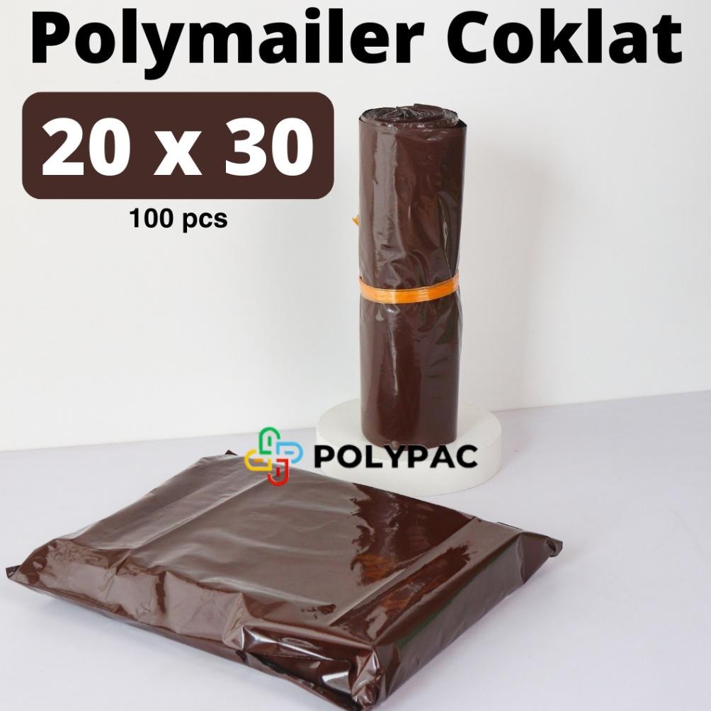 

Polymailer Coklat / Krem / Beige [20x30] isi 100 pcs - Polymailer Lem Warna Coklat Nude aSt