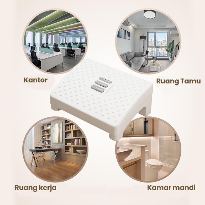 Dejavu Bangku Pijakan Kaki Kantor Bangku Jengkok Minimalis Hsb143 Original Dan Terpercaya