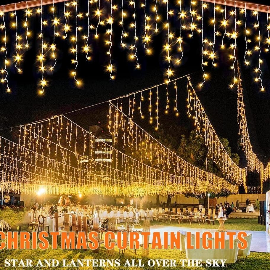 Lampu Led Natal 4Meter Lampu Tumblr Merah Putih Colorful Lampu Hias Outdoor Wateroof Lampu Natal Dek