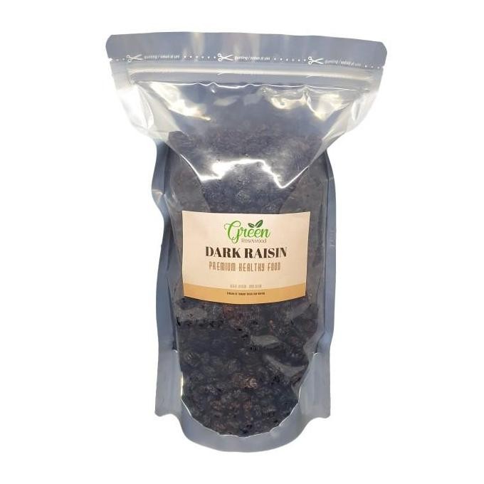 

(Allthebest) DARK RAISIN 1 KG UNSWEETENED PREMIUM - KISMIS HITAM 1000 GR