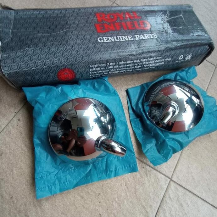 BEBAS ONGKIR - spion original mirror only royal enfield bullet classic