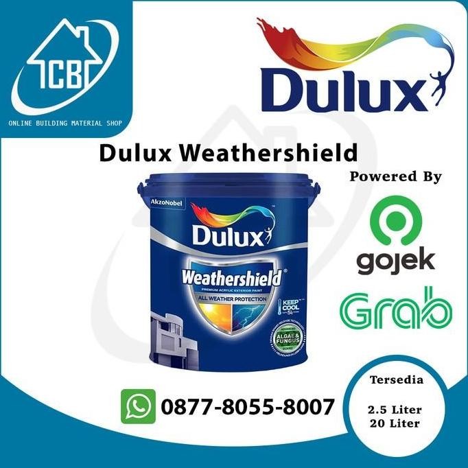 CAT TEMBOK DULUX WEATHERSHIELD PUTIH WHITE - 20LTR