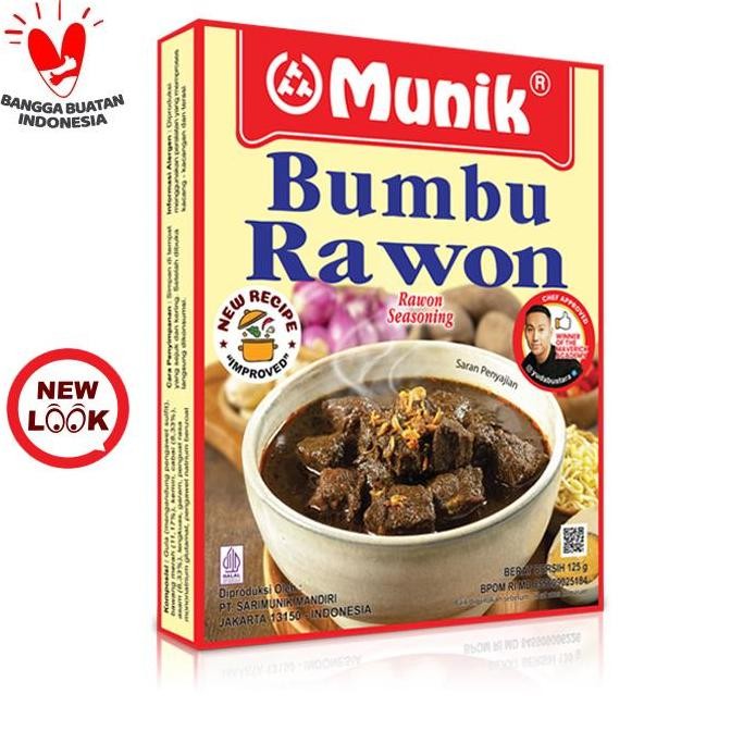 

Promo Bumbu Rawon Munik 125G - Bumbu Instan Rawon Daging Khas Jawa Timur