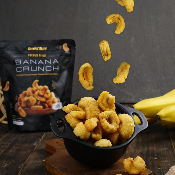 

Ccf Keripik Pisang Chipstory - Banana Crunch - Super Enak Export Quality - Natural Taste - Rambak Pisang