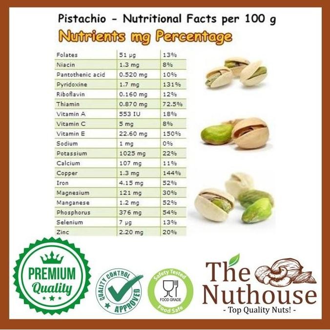 

(Allthebest) 250gr Pistachio Roasted Salted in Shell 21-25 US Extra no.1 Kacang