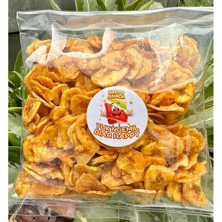 

Ccf Kemasan Praktis 200Gram 250Gram 500Gram Keripik Pisang Madu Legit Cemilan Happy Camilan Snack Keripik Cemilan Renyah Manis Gurih